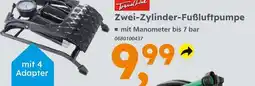 Globus Baumarkt Trendline zwei-zylinder-fußluftpumpe Angebot