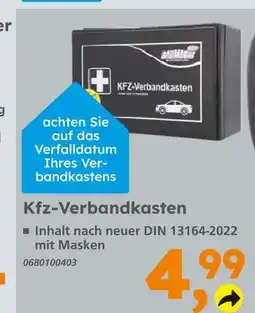 Globus Baumarkt Kfz-verbandkasten Angebot