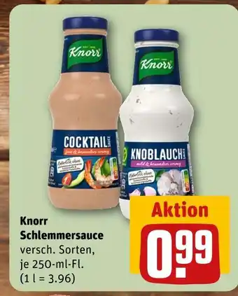 REWE Knorr cocktail schlemmsauce Angebot