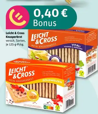 REWE Leicht & cross knusperbrot vital Angebot