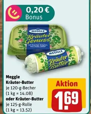 REWE Meggle kräuter-butter Angebot