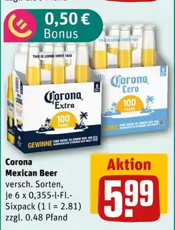 REWE Corona mexican beer Angebot