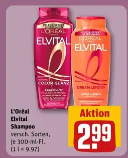REWE L'oréal elvital shampoo Angebot
