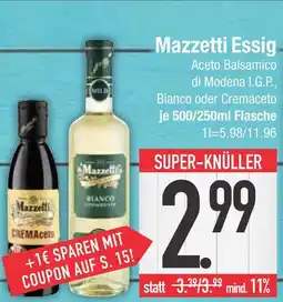 Edeka Mazzetti essig bianco Angebot