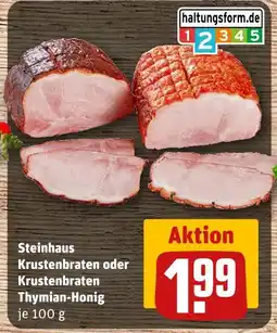 REWE Steinhaus krustenbraten oder krustenbraten thymian-honig Angebot