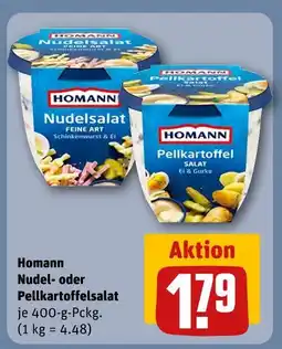 REWE Homann nudel- oder pellkartoffelsalat Angebot