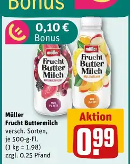 REWE Müller frucht buttermilch rote multifrucht Angebot