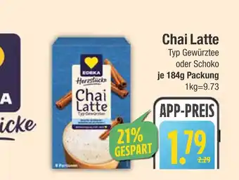 Edeka Edeka herzstücke chai latte typ gewürztee Angebot