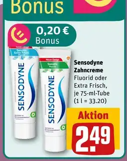 REWE Sensodyne zahncreme fluorid Angebot