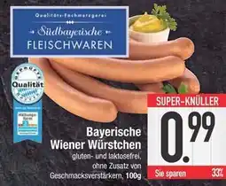 Edeka Südbayerische fleischwaren bayerische wiener würstchen Angebot