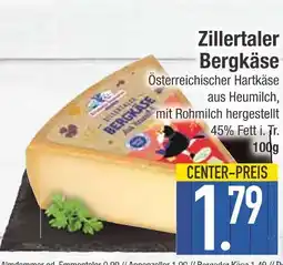 Edeka Zillertaler bergkäse Angebot