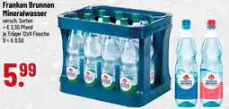 trinkgut Franken brunnen mineralwasser spritzig Angebot