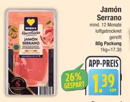 Edeka Edeka jamón serrano Angebot