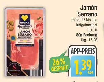Edeka Edeka jamón serrano Angebot