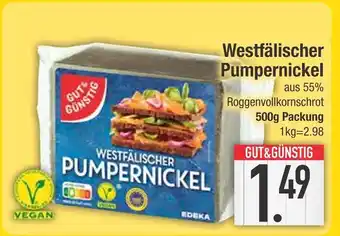 Edeka Gut & günstig westfälischer pumpernickel Angebot