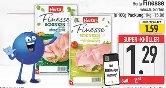 Edeka Herta finesse schinken ofengegrillt Angebot