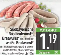 Edeka Südbayerische rostbratwurst Angebot