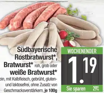 Edeka Südbayerische rostbratwurst Angebot