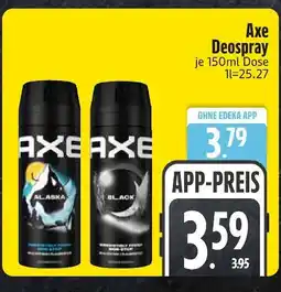 Edeka Axe deospray Angebot