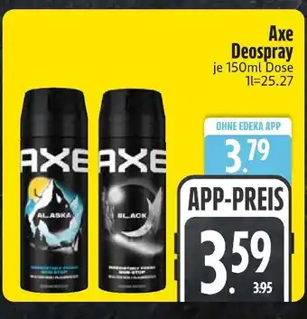 Edeka Axe deospray Angebot