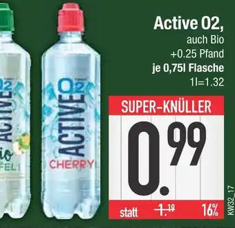 Edeka Active o2 bio apfel Angebot