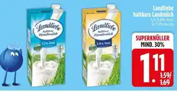 Edeka Landliebe haltbare landmilch 1,5% fett Angebot