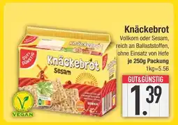 Edeka Gut & günstig knäckebrot vollkorn Angebot