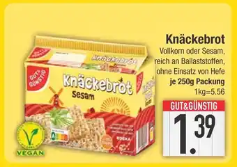 Edeka Gut & günstig knäckebrot vollkorn Angebot