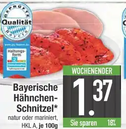 Edeka Bayerische hähnchen-schnitzel Angebot