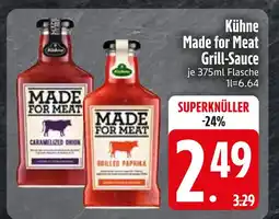 Edeka Kühne made for meat caramelized onion grill-sauce Angebot