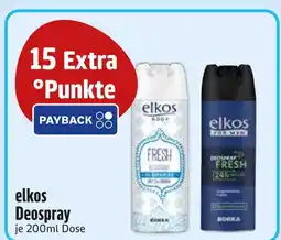 Edeka Elkos deospray fresh Angebot