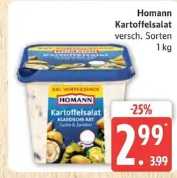 Marktkauf Homann kartoffelsalat Angebot