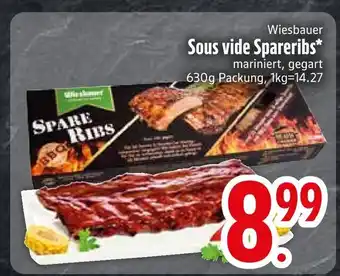 Edeka Wiesbauer sous vide spareribs Angebot