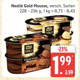 Marktkauf Nestlé gold mousse schokolade Angebot