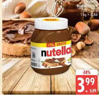 Marktkauf Nutella brotaufstrich Angebot