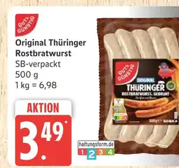 Marktkauf Gut & günstig original thüringer rostbratwurst Angebot