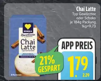 Edeka Edeka chai latte typ gewürztee Angebot