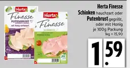 Edeka Herta finesse schinken hauchzart Angebot