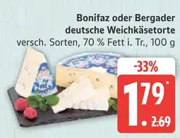 Marktkauf Bonifaz deutsche weichkäsetorte Angebot