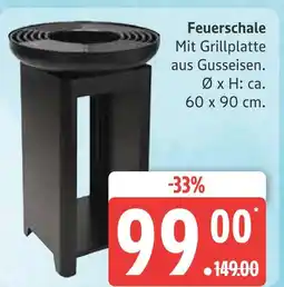 Marktkauf Feuerschale mit grillplatte Angebot