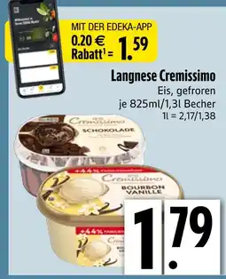 Edeka Langnese cremissimo schokolade Angebot
