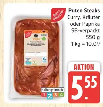 Marktkauf Puten steaks curry Angebot