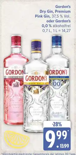 Marktkauf Gordon's dry gin Angebot