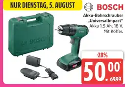 Marktkauf Bosch akku-bohrschrauber universalimpact Angebot