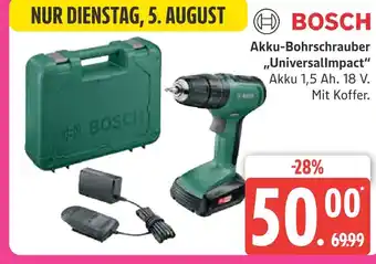 Marktkauf Bosch akku-bohrschrauber universalimpact Angebot