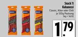 Edeka Snack it kabanossi classic Angebot