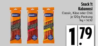 Edeka Snack it kabanossi classic Angebot