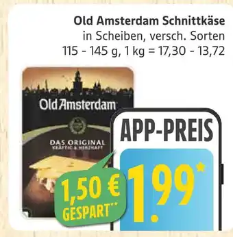 Marktkauf Old amsterdam schnittkäse in scheiben Angebot