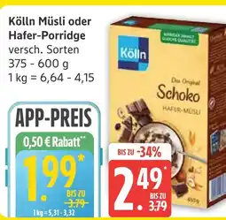 Marktkauf Kölln müsli Angebot