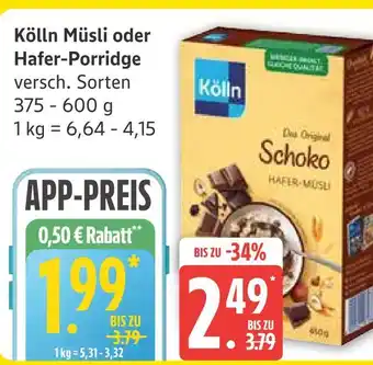 Marktkauf Kölln müsli Angebot